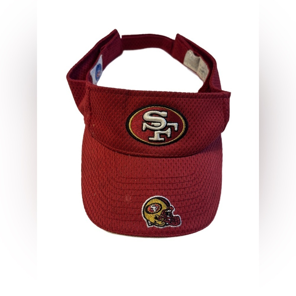 Vintage Men's San Francisco 49ers '47 Brand Clean Up Visor in scarlet‎